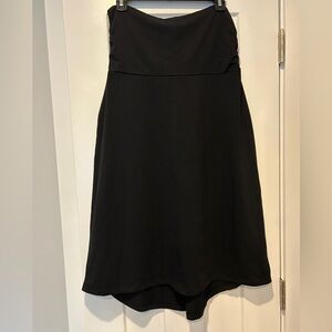 Eddie Bauer Black Strapless Dress